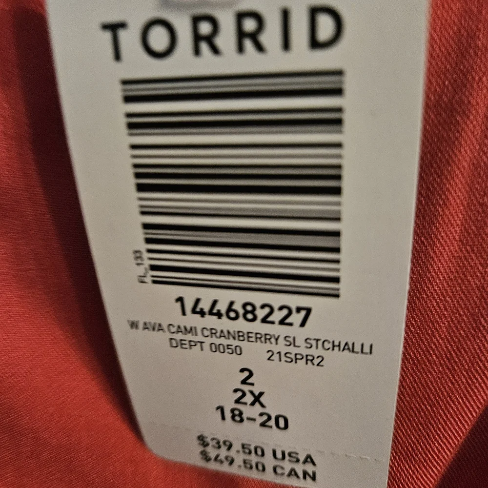 Torrid Red Tank Top - Picture 3 of 3